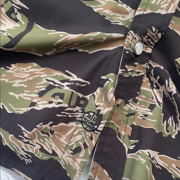 Black Rifle Coffee Company Tiger Stripe Camouflage Shirt - Picture 2 of 6